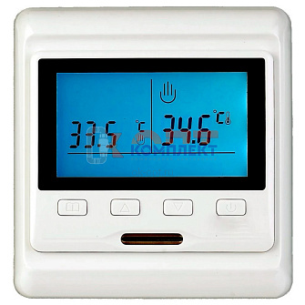 Терморегулятор программируемый,16А / 5…90 °С (белый) 0