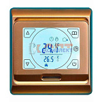 Терморегулятор c сенсорным дисплеем программируемый, 16А / 5…90 °С (золотой)