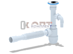 Cифон Ани 1 1/4*32 "Юнг" c отв. для ст/маш.с г/т 32*32/40  (15 шт)