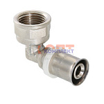 Угольник пресс с переходом на вн. р. 26х3/4"  (5 /60шт)