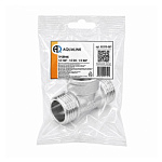 Тройник 1/2"x1/2"x1/2" вн-нар-нар (в индивидуальном пакете) AQUALINK (120/1)