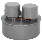 ПП TEBO Вакуумный клапан серый D 50 (1/260шт)