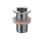 Донный клапан хром НЕРЖАВЕЙКА VR (1/50шт)