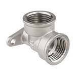 Уголок с настенным креплением (водорозетка) 1/2"x1/2" вн-вн AQUALINK (120/10)