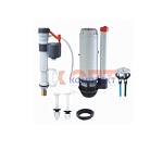 арматура 2-х кнопочная универ. НИЖНИЙ пневмо подвод/хром клапан с лат резьбой (в коробке) (20шт)