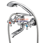 смеситель G.Lauf для ванны с литым пов. изливом 150мм, кер. (1/2) 180°, встр. карт. перекл. QML3-A82