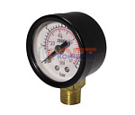 Манометр радиальный (низ) до 6 бар, сталь, диаметр 40 мм, резьба 1/4" (1/200шт)