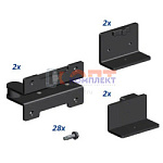 Комплект стальных петель для профиля WALLBOX