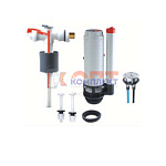 арматура 2-х кнопочная универ. БОКОВОЙ подвод/хром клапан с лат резьбой (в коробке) (20шт)