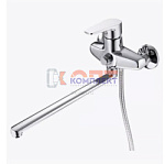 см-ль для ванны с плоским пов. изливом, ø40, встр., кноп. переключение ZIG7-B166