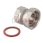 Полусгон  прямой с накидной гайкой ВН, 3/4"х1/2  (10 /180шт)