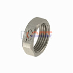 Контргайка, латунь  1/2", еврослот, никель, RTP (500/1шт)