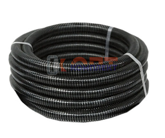 Шланг напорно-всасывающий ПВХ черный, под ПНД 22х25 мм, бухта 30 м   TUBOFLEX 0