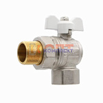 Кран угловой с американкой и кольцевым уплотнением 3/4" "ViEiR"(64/8шт)