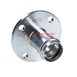 Соединитель с переходом  на фланец,  нержавеющая сталь 76,1хDN65