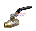 Кран шаровый Zegor  УСИЛЕННЫЙ PN50 латунь никель 1/2" вн-нар ручка (20/120шт)