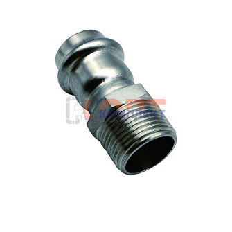 Соединитель из нерж. стали  22×3/4" нар. резьба  "VER-PRO"   (60/5шт) 0
