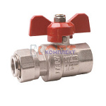 Кран прямой с накидной гайкой  1/2" вн-вн VR (14/112шт)