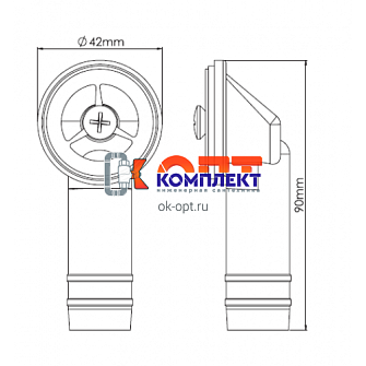 Перелив для сифона круглый (10/100шт) 1