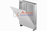 Шкаф коллекторный сталь белый с замком ШРВ-3 (740х120-180х648-711)