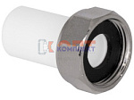 PPR TEBO Штуцер с накидной гайкой 25*1/2"  (40/240шт)