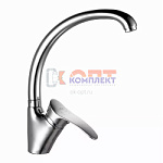 Смеситель одноручковый для кухни с поворотным высоким изливом VIEIR (1/10шт)