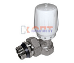 Вентиль ZEGOR ручной регулировки ВЕРХНИЙ УГЛОВОЙ с доп. уплотнением 1/2" (8/80шт)