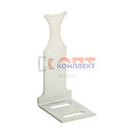 Кронштейн для рад. универсальный угловой белый (1/100шт)