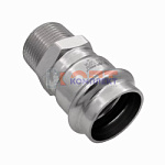 Соединитель прямой с переходом на наружную резьбу15×3/4"  "VER-PRO"   (80/5шт)