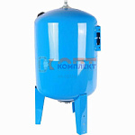 Бак расшир для водоснабжения 100л. синий, вертикальный, вых.1", UNIGB, мембрана VAREM Italy