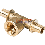 Тройник  аксиальный 25X3/4"нар.X25  (90/10ш)