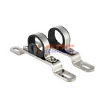 Пара низких кронштейнов 1 1/2" для коллектора из нержавеющей стали (1 /80шт)