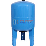 Бак расшир для водоснабжения 50л. синий, вертикальный, вых.1", UNIGB, мембрана VAREM Italy