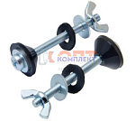 комплект для крепления бачка к унитазу барашек оцинк металл Сантехкреп ( европодвесом)