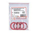 Набор №5. Кольца уплотнительные паранитовые, для сгонов к счетчикам (упаковка 4 шт).