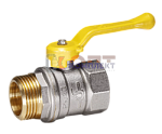 Кран шаровой газовый 2” вн/нар, рычаг, латунь, PN25, ГОСТ стандарт, Temper (2шт)
