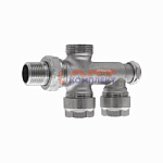 Узел ниж подключ 4-х ходовой двухтруб система 100%  ViEiR (исполь с VR 349 + VR318A (50/1шт)