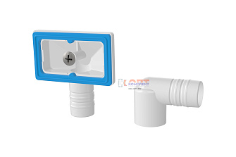 Перелив для евросифона квадратный (10/100шт) 0