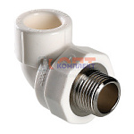 Угольник PPR с переходом на нар. р. 25х1/2" (10 /200шт)