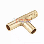 Штуцер тройник латунный 8мм (1000/20шт)