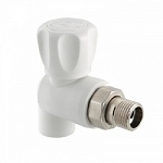 Кран PPR для подключения радиатора угловой 20х1/2"  (5 /80шт)
