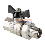 Кран шар. PERFECT с полусгоном 1/2" вн.-нар.  (10 /60шт)