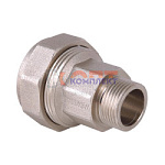 Соединитель для стальных труб Ду25  с переходом на  нар. р. 1"   (2 /24шт)