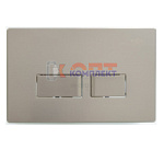 60 Кнопка смыва САТИН для инсталяции механическая, квадратные клавиши (20/1шт)