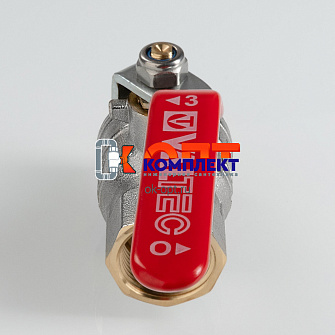 Кран шаровый Дн 20 (3/4") вн.-нар. рукоятка ГОСТ полнопроходной (6/24шт) 3