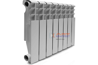 Радиатор алюминиевый Konner lux 350/80 12 сек (95 Вт/сек) 1