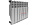 Радиатор алюминиевый Konner lux 350/80 12 сек (95 Вт/сек) 1
