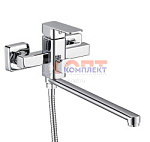 смеситель G.Lauf для ванны с плоским пов. изливом, ø35, встр. Перекл., Шланг через излив NEB7-B123