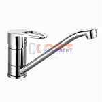 Смеситель одноручковый для кухни с плоским поворотным средним изливом VIEIR (1/10шт)