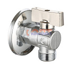 GAPPO Кран шаровой угловой для подкл. с/т приборов 1/2" х 1/2" (10/100шт)